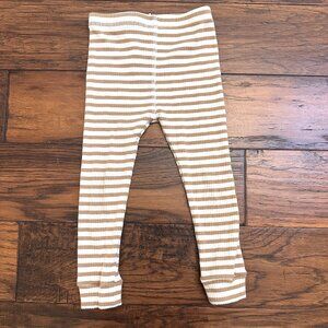 Quincy Mae Striped Ribbed Leggings